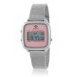 Reloj Marea B35363/2  Mujer Plateado Malla - Luz - Alarma