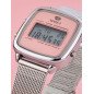 Reloj Marea B35363/2  Mujer Plateado Malla - Luz - Alarma