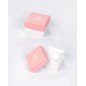 Pendientes MAREA Girls de Plata de Ley Aro con Estrella de Esmalte Rosa Fucsia y Cierre Huggy D02401/AB