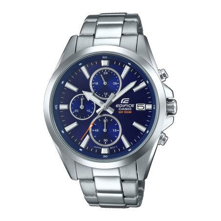 Reloj CASIO EDIFICE Cronógrafo de Acero Inoxidable con Esfera Amplia y Diseño Clásico EFV-560D-2AVUEF