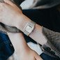 Reloj CASIO Vintage Unisex - Analógico-Digital Correa de Malla Plateada y Esfera Blanca Edgy Collection - AQ-230EM-7AEF Reloj CASIO Vintage Unisex - Analógico-Digital Correa de Malla Plateada y Esfera Blanca Edgy Collection - AQ-230EM-7AEF
