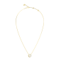 Collar GUESS ICONIQUE Mujer de Acero Dorado con Corazón y Pedrería JUBN05526JWYGT-U