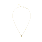 Collar GUESS BELOVED Mujer de Acero Dorado con Corazón y Cristales JUBN05018JWYGT-U Collar GUESS BELOVED Mujer de Acero Dorado con Corazón y Cristales JUBN05018JWYGT-U