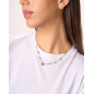 Collar GUESS 4LOVE Mujer de Acero Dorado con Logo 4G, Flores y Cristales JUBN05038JWYGT-U Collar GUESS 4LOVE Mujer de Acero Dorado con Logo 4G, Flores y Cristales JUBN05038JWYGT-U