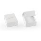 Pendientes Aro GUESS M'ama Non M'ama - Acero Platedado con Cristales y Motivo de Corazón Central - JUBE04666JWRHT-U