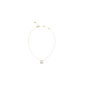 Collar GUESS M'ama Non M'ama - Cadena de Acero IP Dorado con Aro y Motivo de Corazón con Cristales - JUBN04665JWYGT-U Collar GUESS M'ama Non M'ama - Cadena de Acero IP Dorado con Aro y Motivo de Corazón con Cristales - JUBN04665JWYGT-U