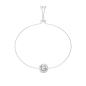 Pulsera GUESS G CRYSTAL Mujer de Acero Plateado con Icono G y Pedrería JUBB05447JWRHT-U