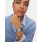 Reloj CASIO Vintage Analógico-Digital para Mujer con Esfera Verde y Brazalete de Acero AQ-800E-3AEF