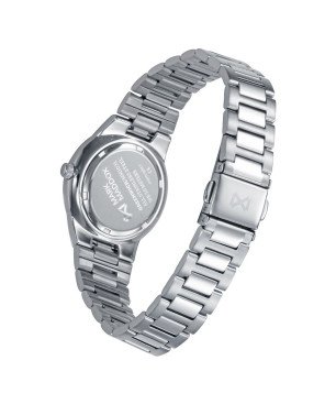 Reloj MARK MADDOX Greenwich Mujer - Brazalete de Acero con Esfera Blanca - Índices Color Plata | 5 ATM | MM1031-07
