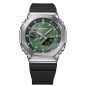 Reloj G-SHOCK Unisex – Metal Octogonal Tough Solar y Bluetooth® | 20 BAR | Correa Bio-Resina y Esfera Verde – GBM-2100A-1A3ER