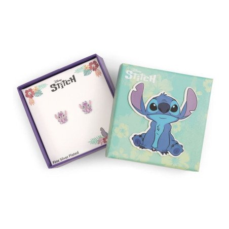 Pendientes Disney Stitch Para niña Bronce Plateado Rosa BC0002P