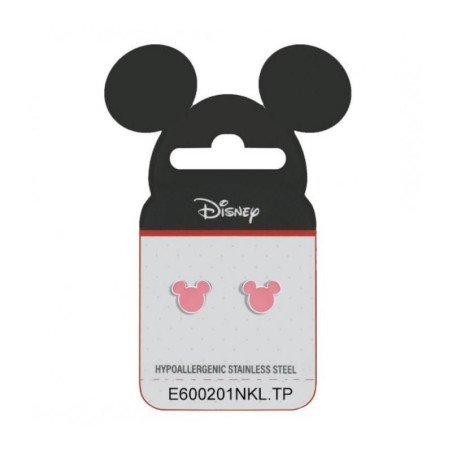 Pendientes Disney E600201NKL.TP Mickey Acero Rosa
