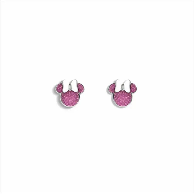 Pendientes Disney E600196NKL.TP Minnie Brillo Rosa Acero