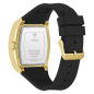 Reloj GUESS Phoenix Hombre - Brazalete de Silicona Negra - Esfera Dorada Champagne con León | 5 ATM | GW1066G2