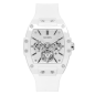 Reloj Guess Hombre Phoenix Blanco Multifunción Silicona 43mm Cuarzo Analógico GW0203G2