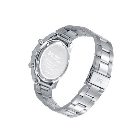 Reloj MARK MADDOX Para Hombre - Cronógrafo con Caja y Brazalete de Acero y Esfera Negra - Sumergible (100) | HM0151-57