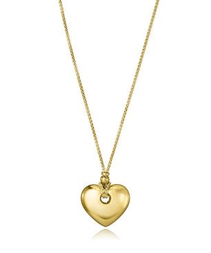 Collar VICEROY Para Mujer - Cadena y Colgante de Corazón - Acero IP Dorado - 75435C01012