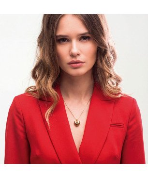 Collar VICEROY Para Mujer - Cadena y Colgante de Corazón - Acero IP Dorado - 75435C01012