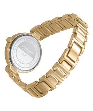 Reloj VICEROY Air Para Mujer - Analógico con Correa y Esfera de Acero IP Dorado - Movimiento Cuarzo - 401306-27