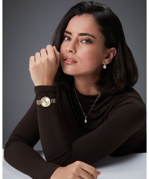 Reloj VICEROY Air Para Mujer - Analógico con Correa y Esfera de Acero IP Dorado - Movimiento Cuarzo - 401306-27
