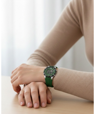 Reloj MAREA Niños - Comunión Digital Esfera y Correa Verde - Caja de Acero - 5 ATM - Altavoz Bluetooth de Regalo - B35383/3