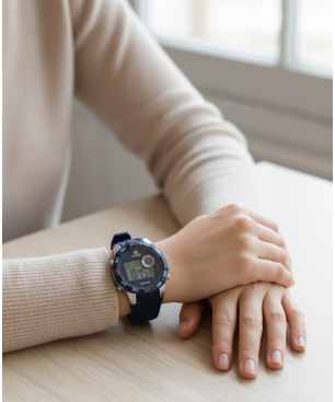 Reloj MAREA Niños - Comunión Digital Esfera y Correa Azul - Caja de Acero - 5 ATM - Altavoz Bluetooth de Regalo - B35383/3