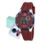 Reloj MAREA Niños - Comunión Digital Esfera y Correa Roja - Caja de Acero - 5 ATM - Altavoz Bluetooth de Regalo - B35383/5 Reloj MAREA Niños - Comunión Digital Esfera y Correa Roja - Caja de Acero - 5 ATM - Altavoz Bluetooth de Regalo - B35383/5