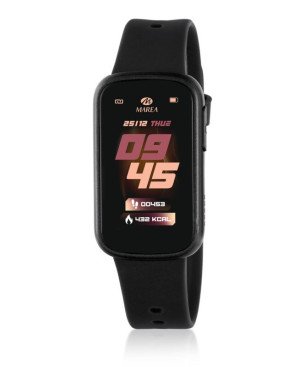 Reloj MAREA Smart Band Niños - Correa Silicona Negro - Conexión Multifunción - Incluye Auriculares Bluetoooth | B57015/10
