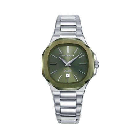 Reloj VICEROY Mujer Colección Laura Escanes - Analógico Caja Bitono Acero IP Verde y Brazalete de Acero | 10 ATM | 45110-67