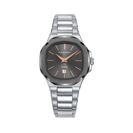 Reloj VICEROY Mujer Colección Laura Escanes - Analógico Caja Bitono Acero IP Gris y Brazalete de Acero | 10 ATM | 45110-17