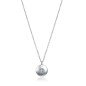 Collar VICEROY Mujer Colección Laura Escanes - Cadena y Colgante Redondo de Acero con Diamante Creado | 42 +3 cm | 75386C01000