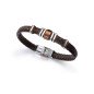 Pulsera VICEROY Magnum Hombre - Acero Bicolor IP Marrón con Piel Trenzada Color Marrón | 21,5 cm | 6132P09011 Pulsera VICEROY Magnum Hombre - Acero Bicolor IP Marrón con Piel Trenzada Color Marrón | 21,5 cm | 6132P09011