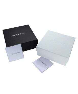 Pulsera VICEROY Magnum Hombre - Acero Bicolor IP Marrón con Piel Trenzada Color Marrón | 21,5 cm | 6132P09011