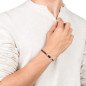 Pulsera VICEROY Air Hombre - Piel Doble Trenzada Color Marrón - Detalles de Acero | 21,5 cm | 6456P01011 Pulsera VICEROY Air Hombre - Piel Doble Trenzada Color Marrón - Detalles de Acero | 21,5 cm | 6456P01011