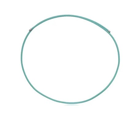 Collar VICEROY Mujer - Acero con Cierre Magnético y Cordón de Nylon Verde - Diseño Minimalista | 15211C01016