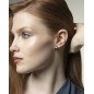 Pendientes VICEROY Air Mujer - Aro Abierto de Acero Plateado - Tipo Tubo Doble | 1,4 cm | 14195E01000