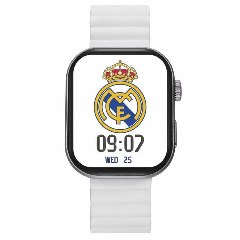 Reloj Smart TNT Real Madrid con Correa de Silicona Blanca y Pantalla Táctil RM2007-10