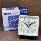 Reloj CASIO Despertador de Mesa de Resina con Alarma Sonora Blanco TQ-140-7EF