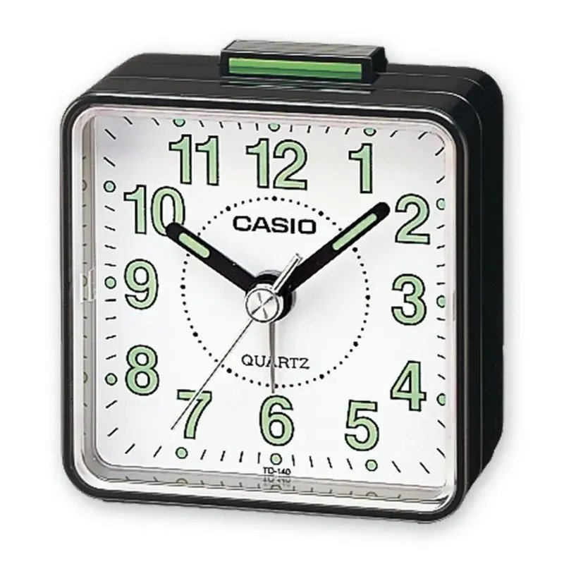 Reloj CASIO Despertador de Mesa de Resina con Alarma Sonora TQ-140-1BEF Reloj CASIO Despertador de Mesa de Resina con Alarma Sonora TQ-140-1BEF