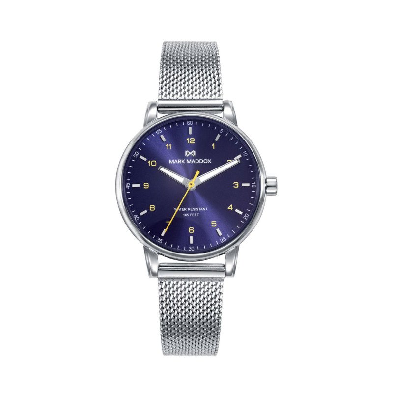 Reloj MARK MADDOX Greenwich Mujer - Brazalete de Acero Tipo Malla Milanesa - Esfera Azul Marino | 5 ATM | MM1022-34 Reloj MARK MADDOX Greenwich Mujer - Brazalete de Acero Tipo Malla Milanesa - Esfera Azul Marino | 5 ATM | MM1022-34