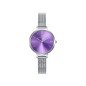 Reloj MARK MADDOX Alfama Mujer - Brazalete de Acero Tipo Malla Milanesa - Esfera Morada | 3 ATM | MM1016-97