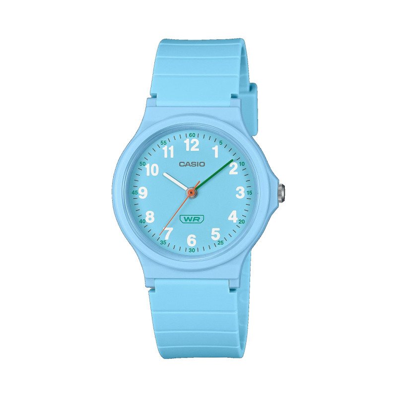 Reloj CASIO Analógico Compacto de Resina con Correa Biológica Azul LQ-24B-2BEF