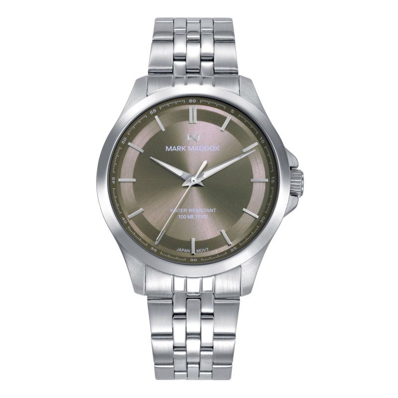 Reloj MARK MADDOX Hombre de Acero Inoxidable con Esfera Marrón y Brazalete HM1031-17 Reloj MARK MADDOX Hombre de Acero Inoxidable con Esfera Marrón y Brazalete HM1031-17