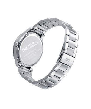 Reloj MARK MADDOX Marais Hombre - Brazalete de Acero con Esfera Negra - Números Romanos | 10 ATM | HM1018-53