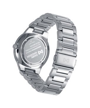Reloj MARK MADDOX Greenwich Hombre - Brazalete de Acero con Esfera Negra - Agujas Color Plata | 5 ATM | HM1028-57