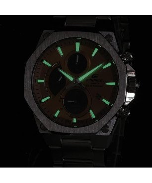 Reloj CASIO EDIFICE Cronógrafo Solar de Acero con Cristal de Zafiro Antirreflejos EFS-S570D-5AUEF
