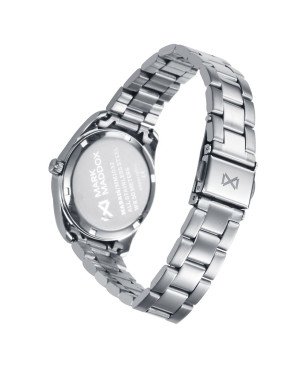 Reloj MARK MADDOX Marais Mujer - Brazalete de Acero con Esfera Verde - Números y Agujas Color Plata | 5 ATM | MM1032-65