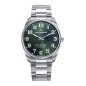 Reloj MARK MADDOX Marais Hombre - Brazalete de Acero con Esfera Verde - Números y Agujas Color Plata | 5 ATM | HM1029-65 Reloj MARK MADDOX Marais Hombre - Brazalete de Acero con Esfera Verde - Números y Agujas Color Plata | 5 ATM | HM1029-65