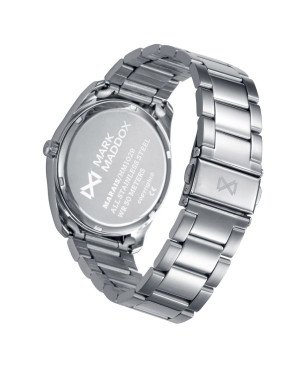 Reloj MARK MADDOX Marais Hombre - Brazalete de Acero con Esfera Verde - Números y Agujas Color Plata | 5 ATM | HM1029-65