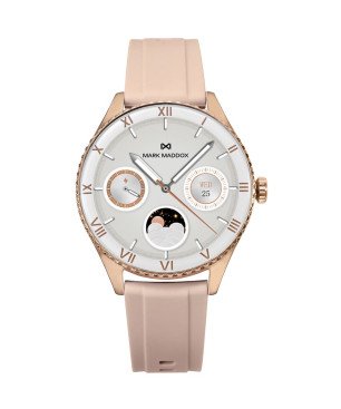 Reloj MARK MADDOX Smartwatch Mujer de Metal IP Rosa con Correa de Silicona Rosa MS2001-70